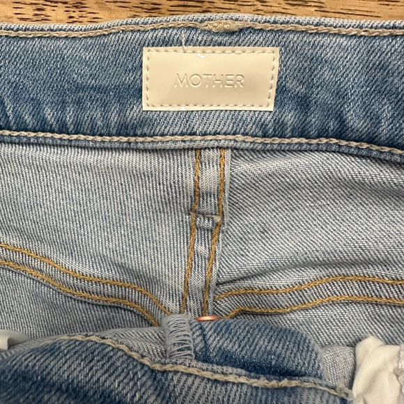 NWT MOTHER The Dodger Ankle Cat Daddy Jeans Denim Light Blue size 29 - Picture 15 of 16